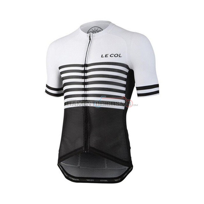 Abbigliamento Ciclismo Le Col Manica Corta 2021 Nero Bianco